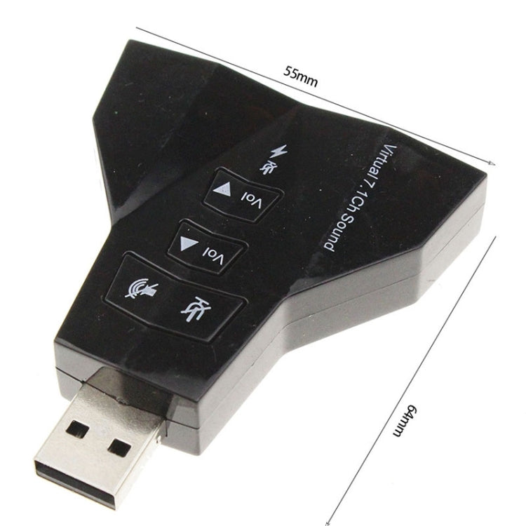USB 2.1 Audio Adapter for PC - Dual Microphone and
