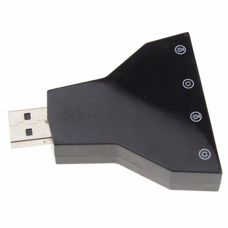 USB 2.1 Audio Adapter for PC - Dual Microphone and