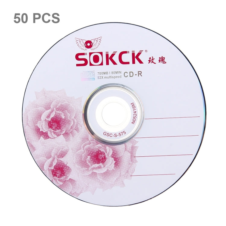 CD-R vierge 12 cm 730 Mo - Pack de 50 disques pour PC