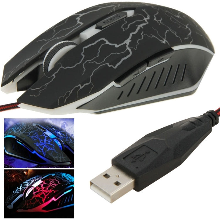 Souris gaming optique USB 6D pour PC portable et ordinateur