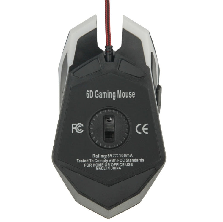 Souris gaming optique USB 6D pour PC portable et ordinateur