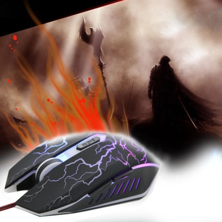 Souris gaming optique USB 6D pour PC portable et ordinateur