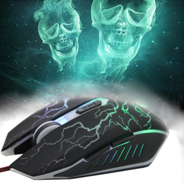 Souris gaming optique USB 6D pour PC portable et ordinateur