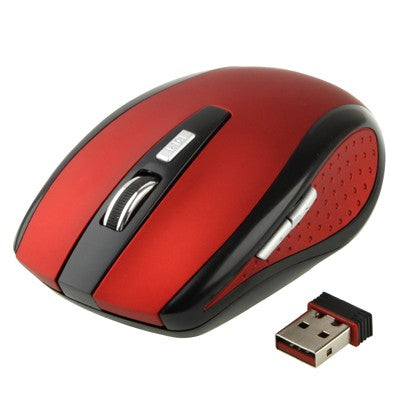 6D 2.4 GHz Wireless Gaming Mouse with USB Receiver