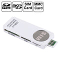 Lecteur de carte USB universel pour PC et gaming - Blanc