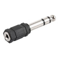 Adaptateur jack stéréo 6,35 mm vers 3,5 mm pour PC