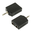 3.5mm to Dual 6.35mm Female Audio Adapter for PC