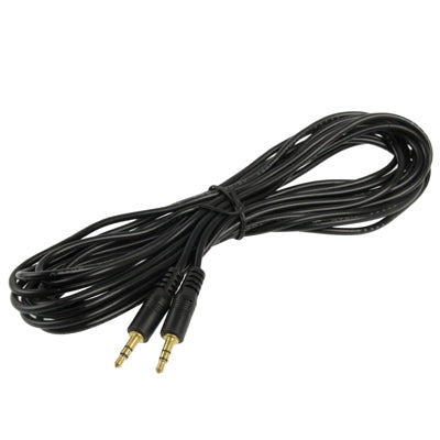 Câble audio stéréo 3,5 mm pour PC - 5 m plaqué or