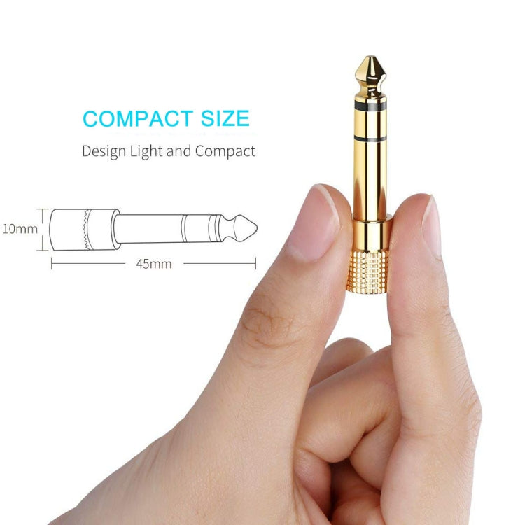 Adaptateur audio 6,35 mm vers 3,5 mm pour gaming PC