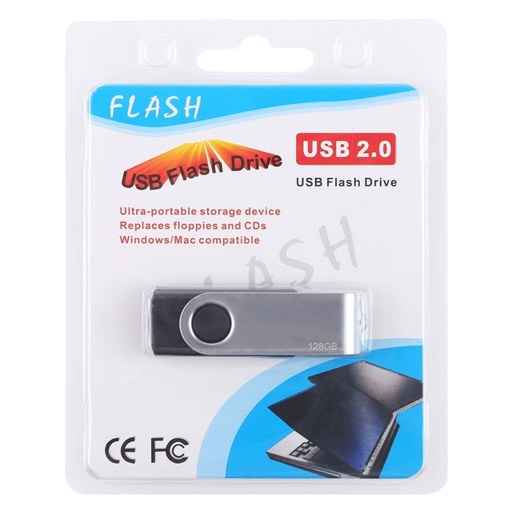 Disque Flash Twister USB 2.0 de 128 Go (noir), 128GB/Black