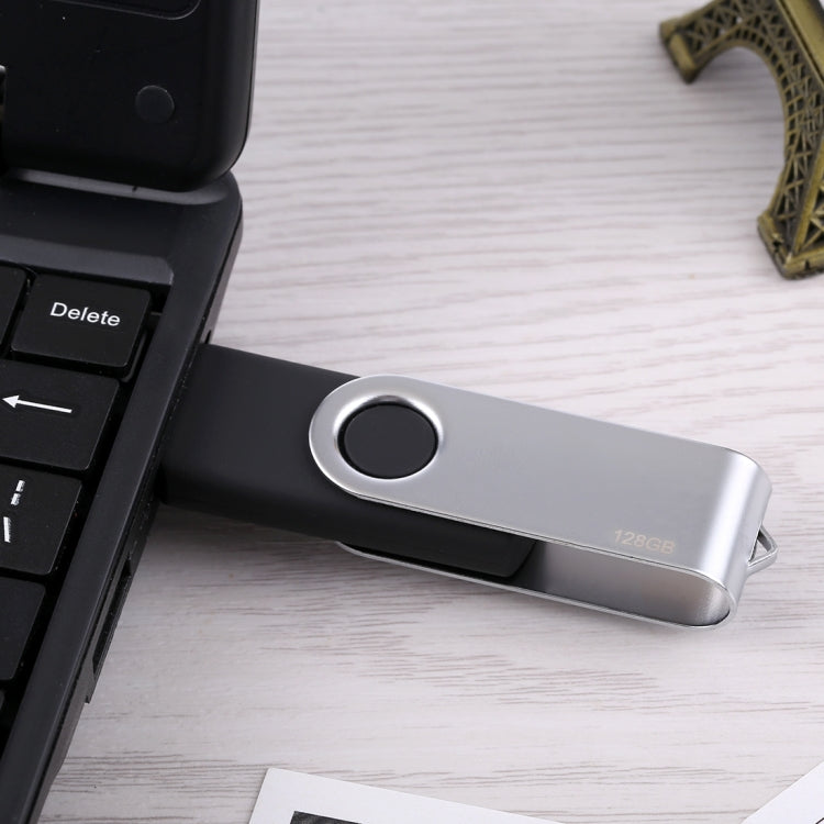 Disque Flash Twister USB 2.0 de 128 Go (noir), 128GB/Black