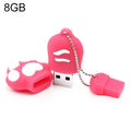Disque Flash USB 2.0 8 Go Silicone Patte d'Ours Gaming
