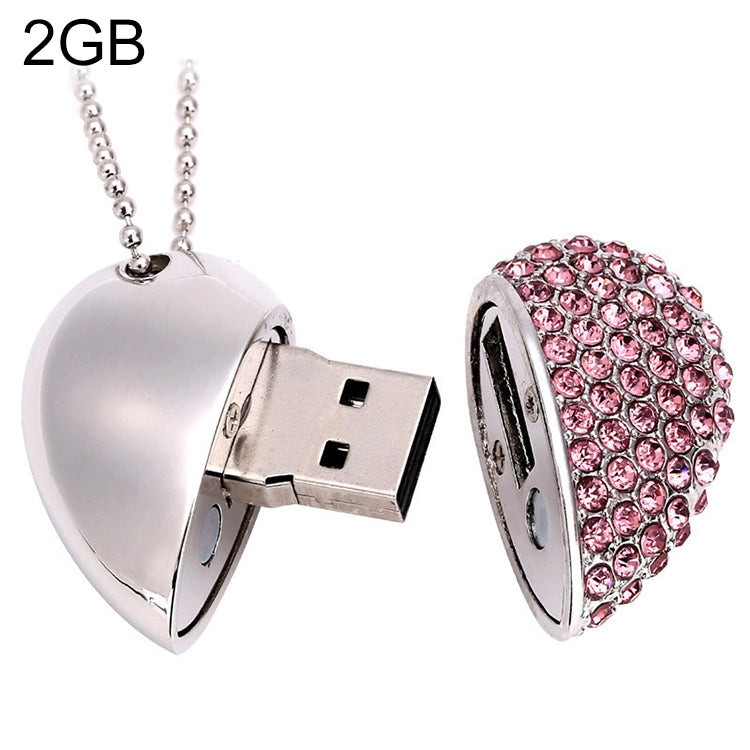Disque Flash USB cœur - Accessoire cadeau Saint-Valentin