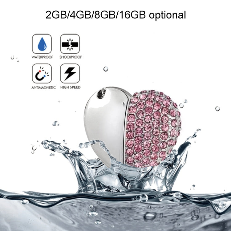 Disque Flash USB cœur - Accessoire cadeau Saint-Valentin