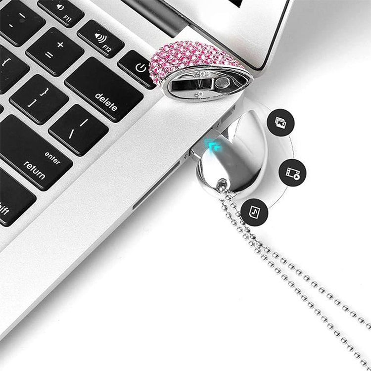 Disque Flash USB cœur - Accessoire cadeau Saint-Valentin