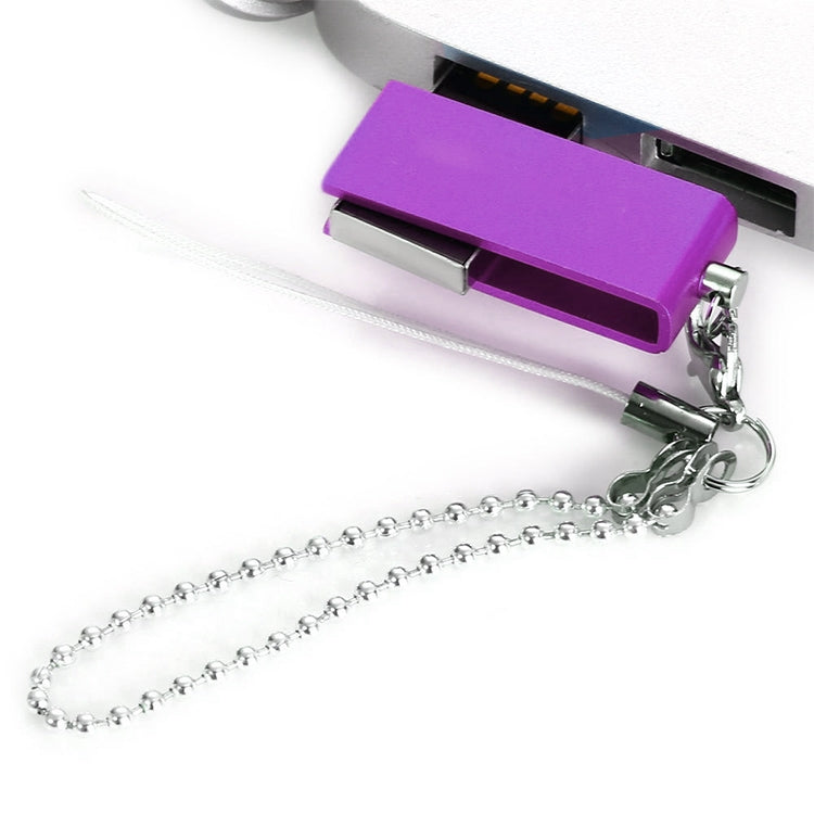 Disque flash USB rotatif violet - 2GB à 16GB pour PC