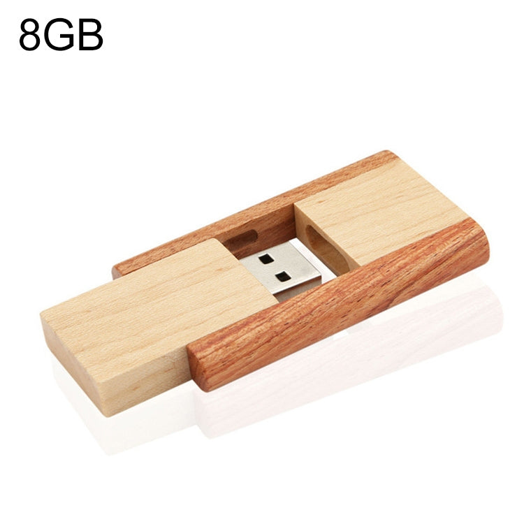 8GB Wooden USB Flash Drive - Stylish Gaming Accessory
