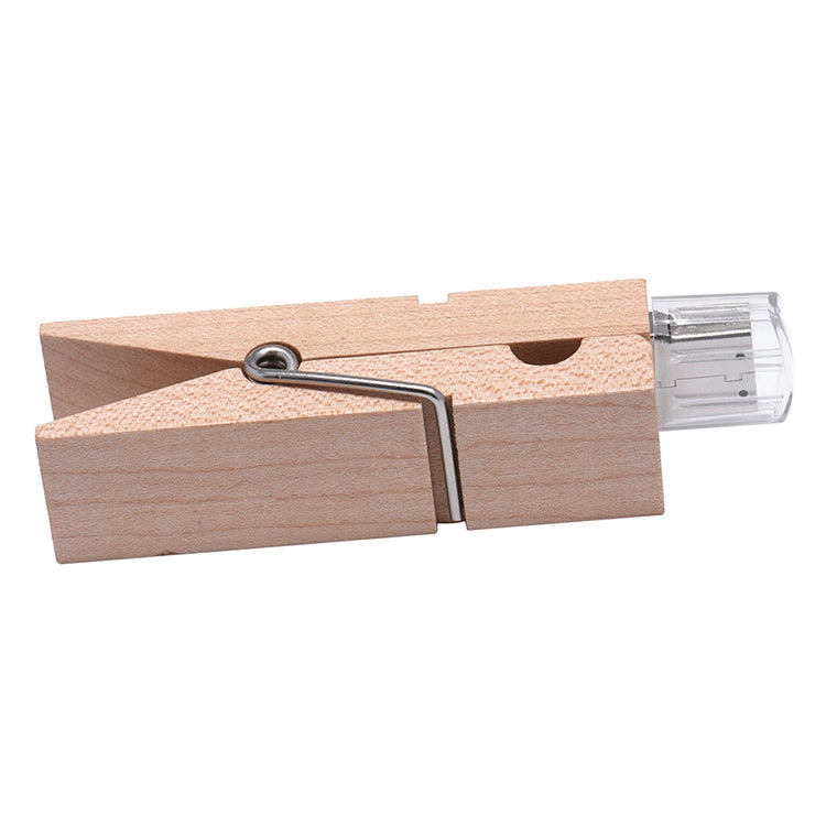 Wooden Clip USB Flash Drive - 4GB, 8GB for Gaming