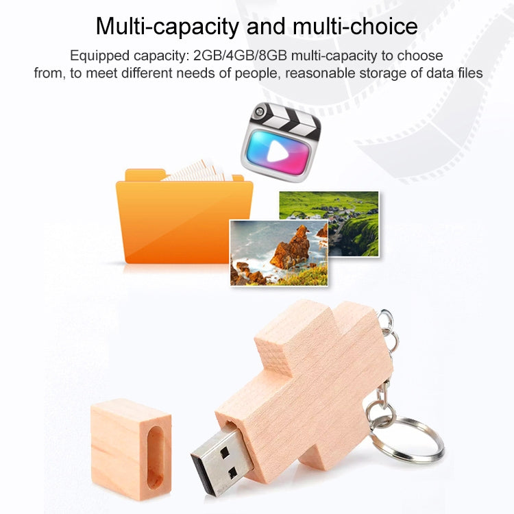 8 GB Wooden USB Drive - Stylish Gaming Accessory