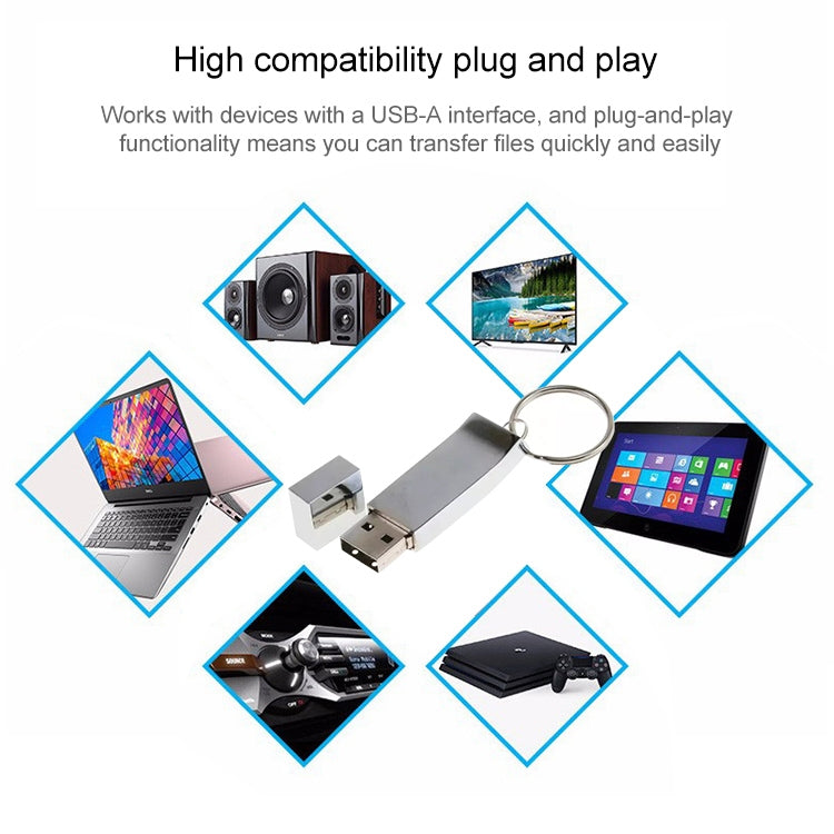 Disque Flash USB Métallique 16 Go pour Gamer - Accessoire PC