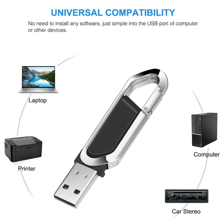Disque USB 2.0 16 Go Métallique pour Gaming et PC