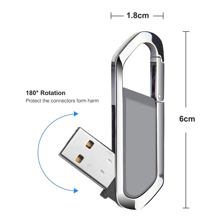 2GB Metallic USB 2.0 Flash Drive - Gaming Accessory