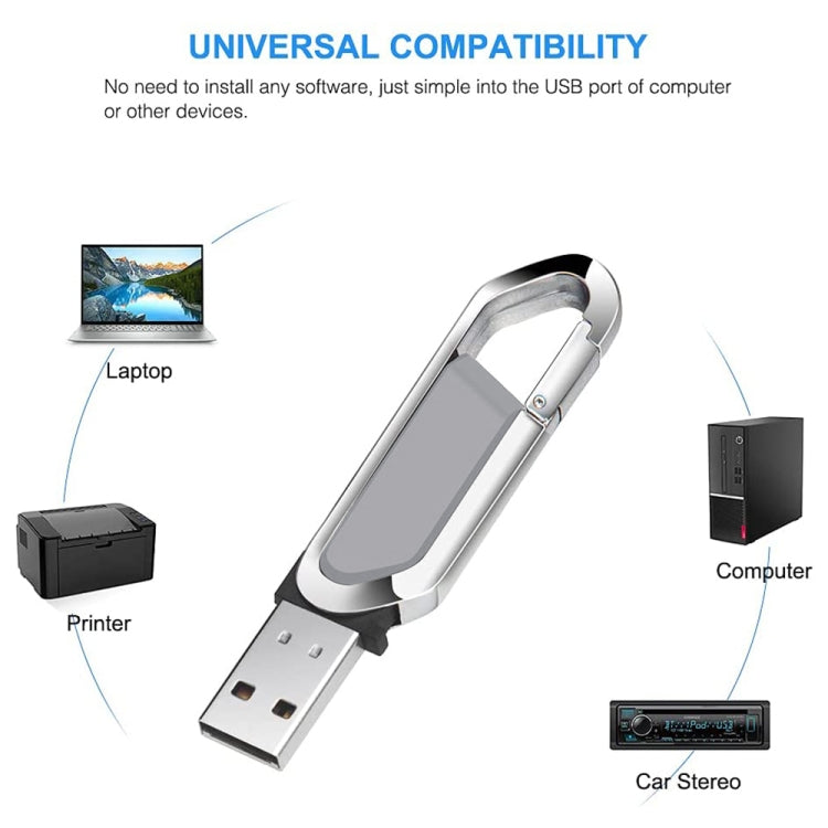 4GB Metallic USB 2.0 Flash Drive for PC and Gaming