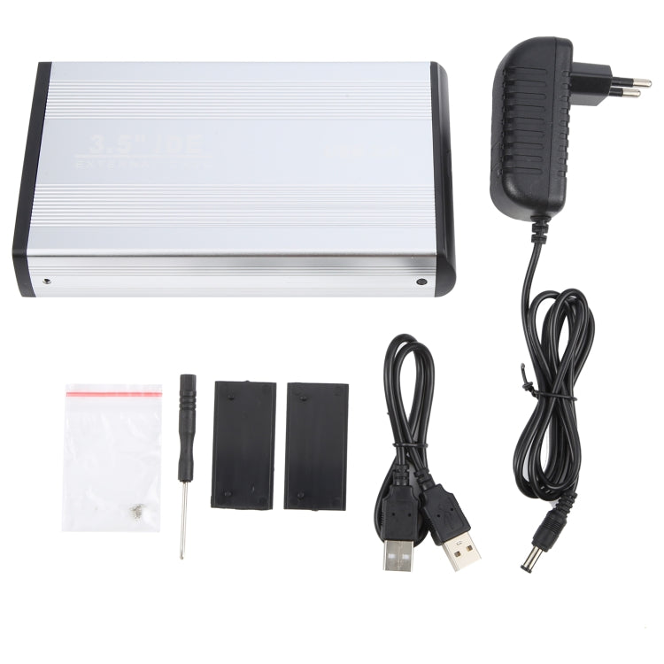 External 3.5-inch HDD enclosure for PC IDE hard drive