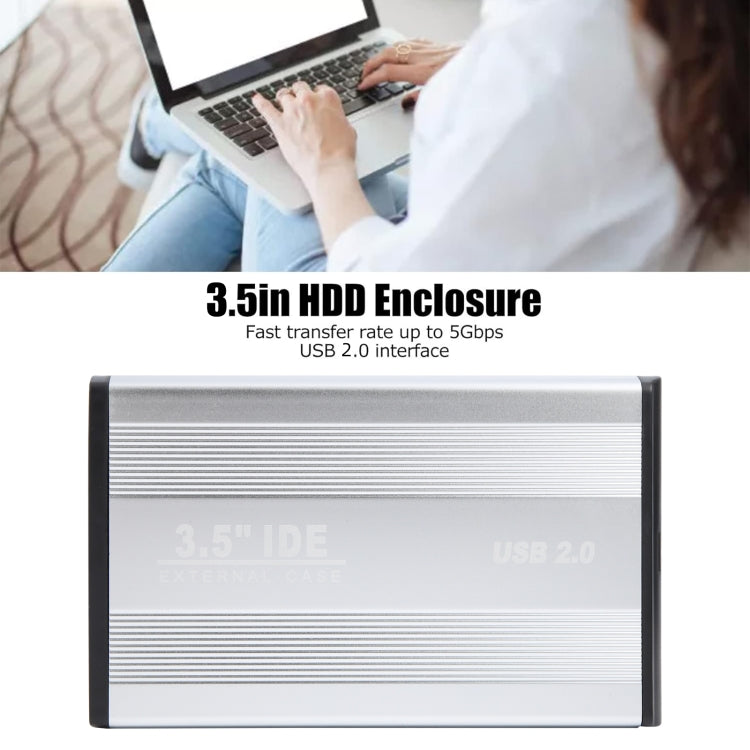 Boîtier externe HDD 3,5 pouces pour disque dur IDE PC