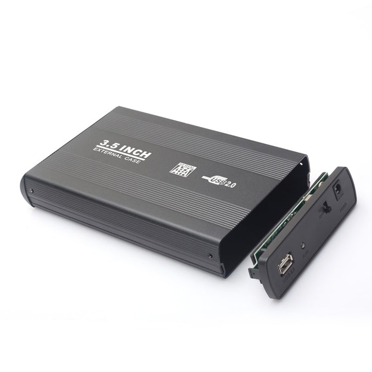 External 3.5-inch SATA HDD USB 2.0 Enclosure for PC