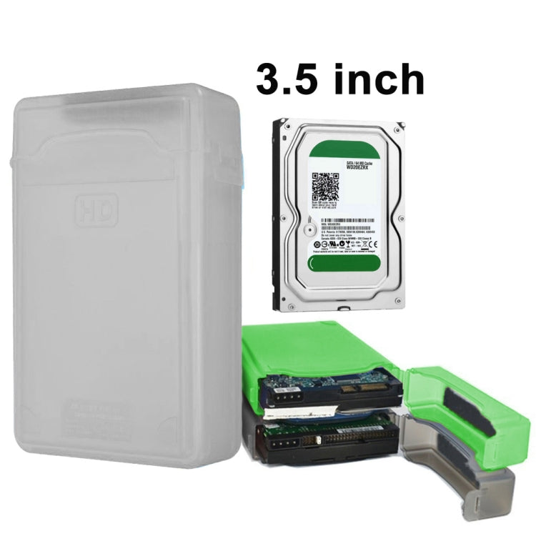 Plastic storage case for 3.5-inch hard drive