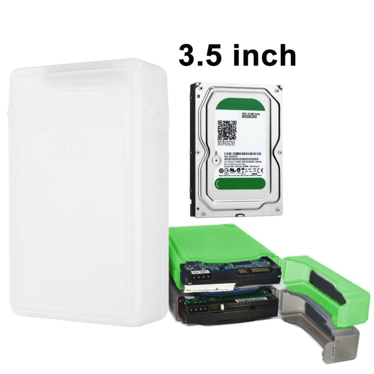 Plastic storage case for 3.5-inch hard drive