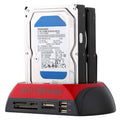 Station d'accueil double SATA/IDE pour disque dur et cartes