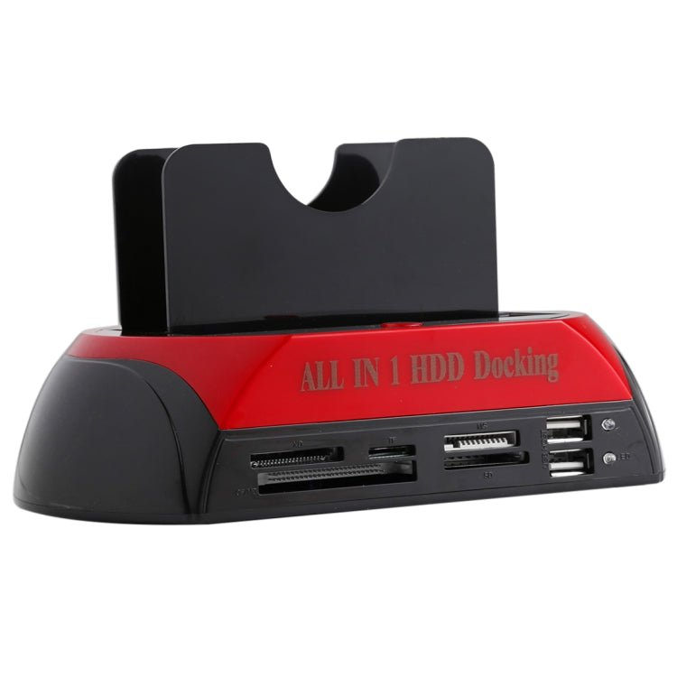 Dual SATA/IDE Hard Drive Docking Station and Card Reader
