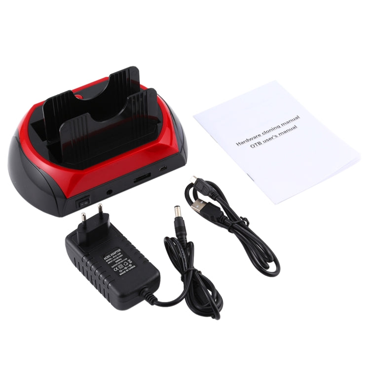Dual SATA/IDE Hard Drive Docking Station and Card Reader
