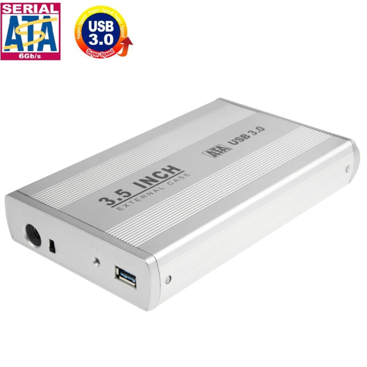 3.5" USB 3.0 SATA HDD External Enclosure - Speeds up your