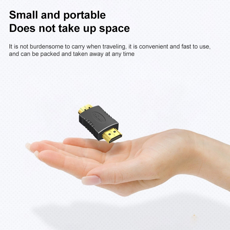 Gold-Plated Male HDMI Adapter - Full HD 1080P Gaming