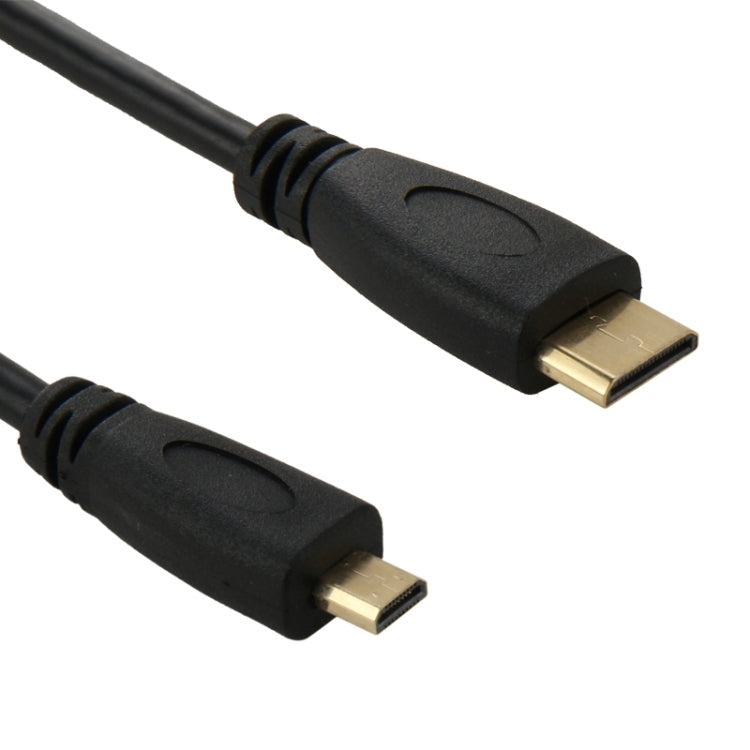 Câble adaptateur mini HDMI mâle vers micro HDMI mâle de 1 m, Mini HDMI Male, Length: 1m