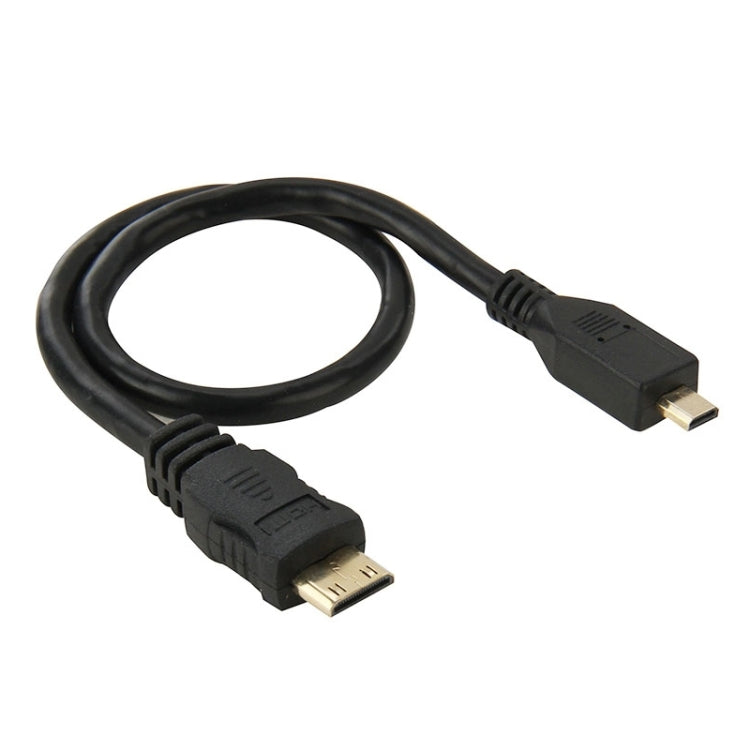 Adaptateur mini HDMI vers micro HDMI 30 cm pour PC gaming