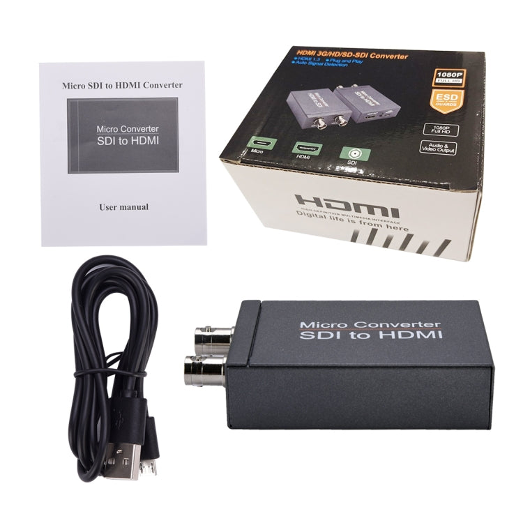 NK-M008 Convertisseur 3G/SDI vers HDMI Full HD, Double 3G-SDI to HDMI