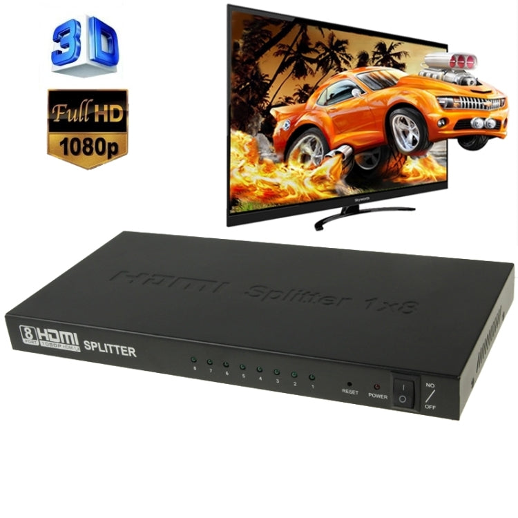 Répartiteur HDMI 1x8 Full HD 1080P pour PC Gaming