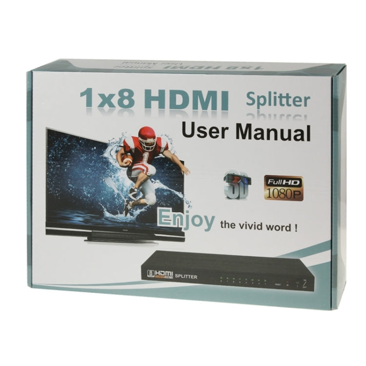 Répartiteur HDMI 1x8 Full HD 1080P pour PC Gaming