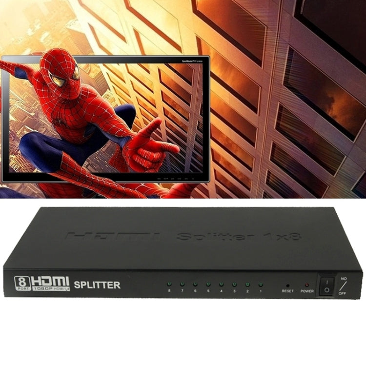 Répartiteur HDMI 1x8 Full HD 1080P pour PC Gaming