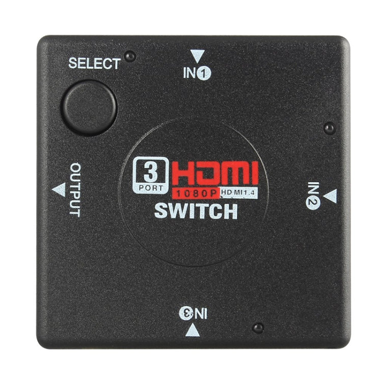 Commutateur HDMI 3 ports 1080P pour PC et gaming