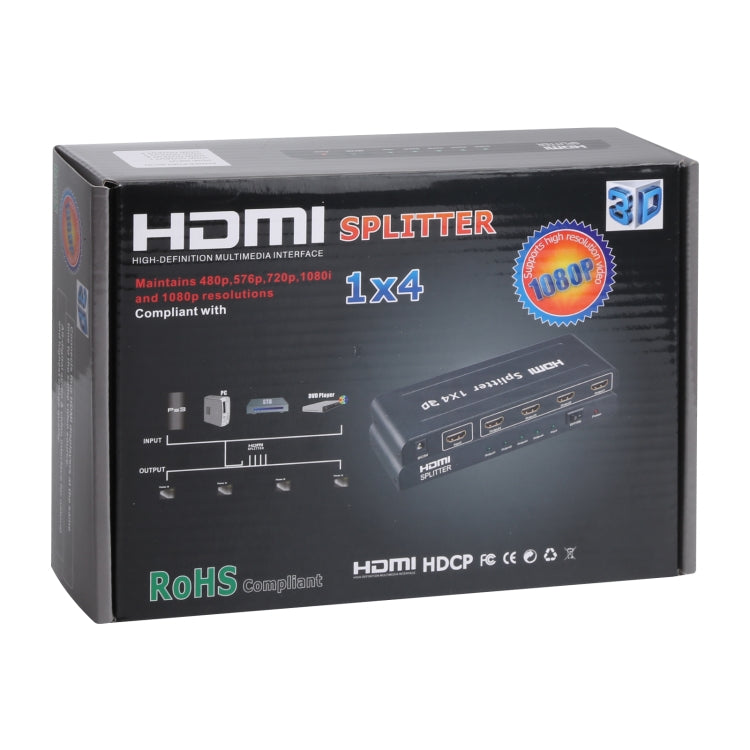 Répartiteur HDMI 1x4 1080P pour PC et gaming en UE