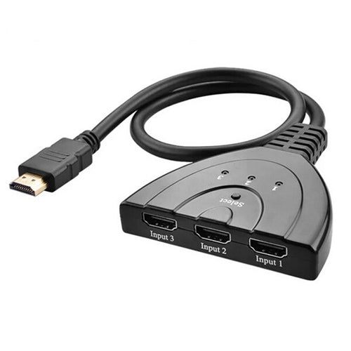 Commutateur HDMI Pigtail 3x1 1080P pour PC Gaming