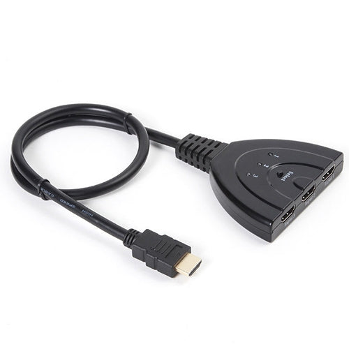 Commutateur HDMI Pigtail 3x1 1080P pour PC Gaming