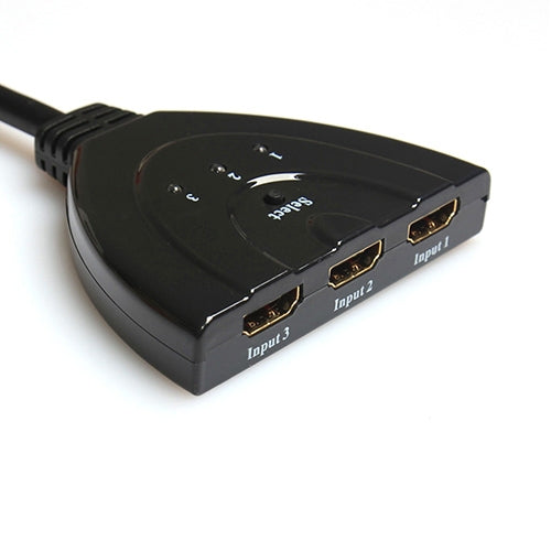 Commutateur HDMI Pigtail 3x1 1080P pour PC Gaming