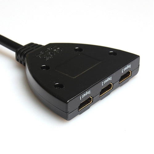 Commutateur HDMI Pigtail 3x1 1080P pour PC Gaming