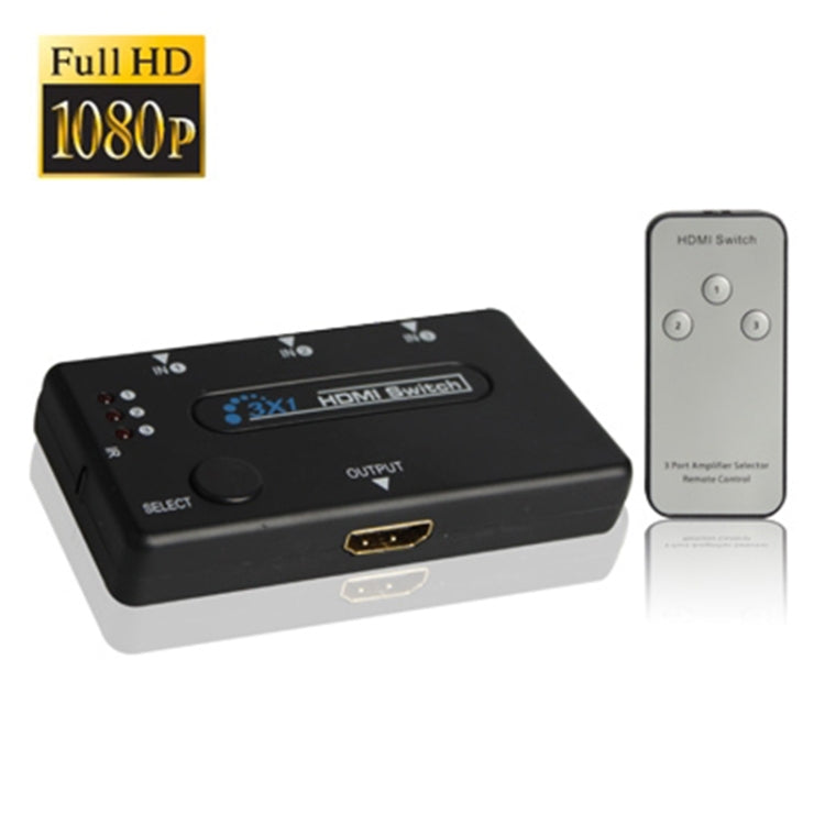 Amplificateur HDMI 3 ports 1080P avec télécommande pour